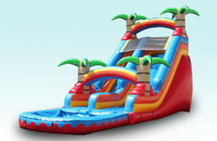18' Tropical water slide 18' Tropical water slide