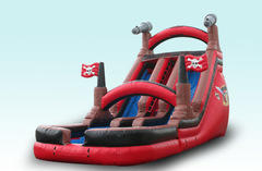 22' Black Pearl Dual Lane Dry Slide 22' Black Pearl Dual Lane Dry Slide