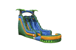 18' Emerald Rush Dual Lane Slide